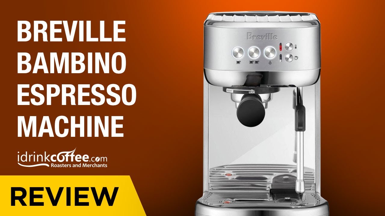 Breville the Bambino Plus Espresso Maker - Black Truffle video