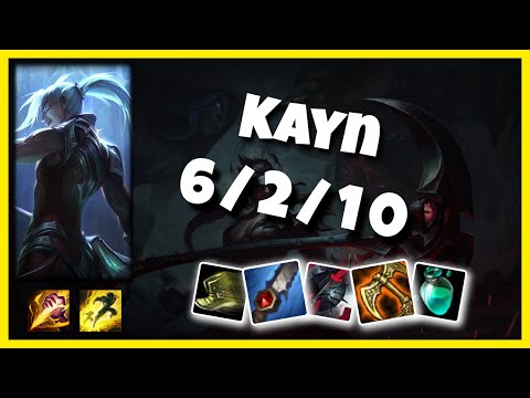 Challenger Kayn Jungle (6/2/10) Gameplay Replay - Patch 10.16