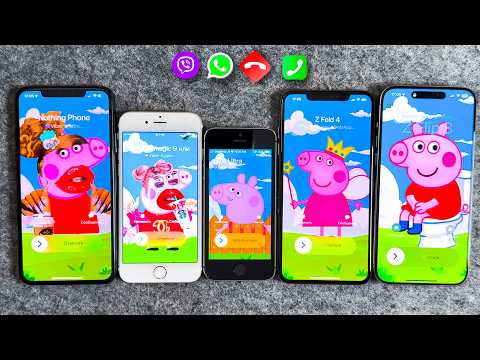 iPhone 5S Viber VS WhatsApp iPhone 16 Pro Max VS iPhone 6S VS iPhone XS Max VS iPhone 11 PM Calling