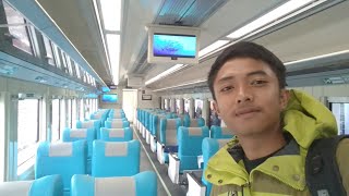 preview picture of video 'Naik Kereta Api Pangandaran Di Stasiun Banjar'