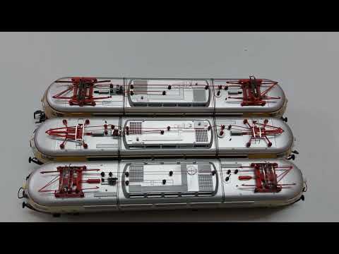 BR 103 002-2, E03 003 und E03 004 der Vergleichs Test