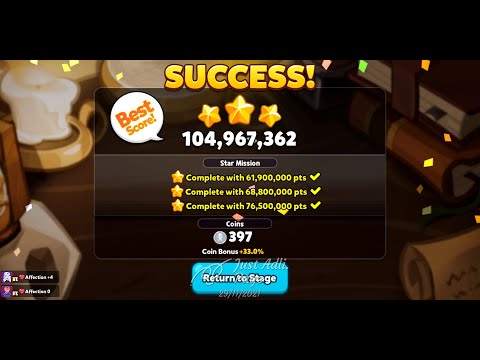 Cookie Run: OvenBreak - Update 26 November 2021 - Mode Story, Bab 1, Tingkat/Level 6 hingga 8.