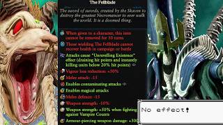 Fellblade, Skaven's Ultimate Weapon to Counter Nagash Has NO Effect on Nagash in End Times DLC
