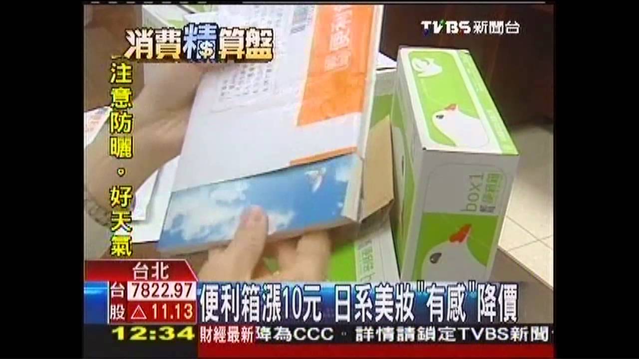 便利箱漲10元 日系美妝「有感」降價