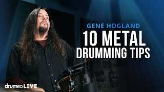 10 Metal Drumming Tips by Gene Hoglan (FULL DRUM LESSON)