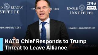 WATCH: NATO Chief Responds to Trump Threat to Leave Alliance, Defends NATO | AC1G