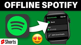 How to Download Spotify songs on Apple Watch? #Shorts