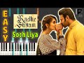 Soch Liya Radhe Shyam 2021 EASY Piano Tutorial