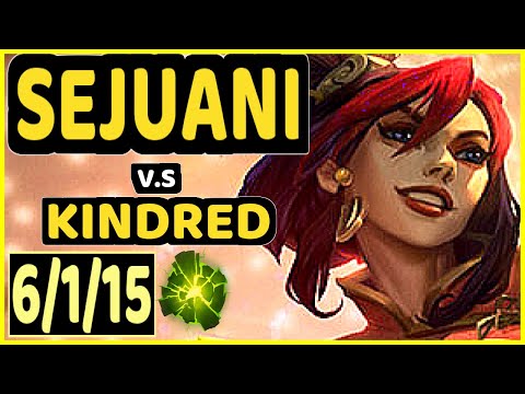 DJOKO (SEJUANI) vs KINDRED - 6/1/15 KDA JUNGLE GAMEPLAY - EUW Ranked GRANDMASTER