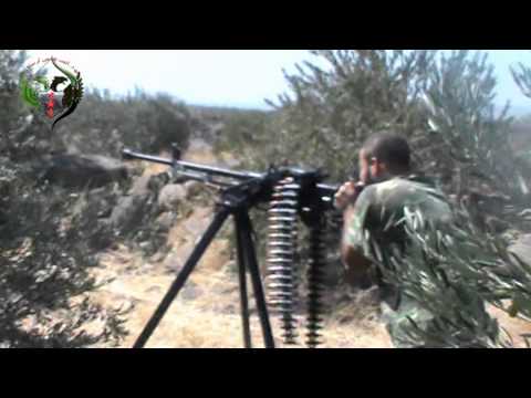 برومو يرصد بعض المشاركات العسكرية للواء ألب الدين أرسلان في جبهات ريف اللاذقية