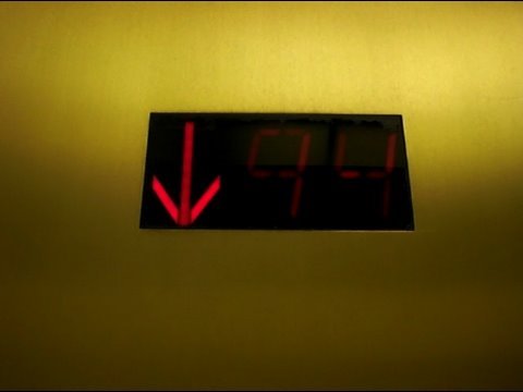 Elevators at the John Hancock Center Skydeck (Going DOWN - Otis)