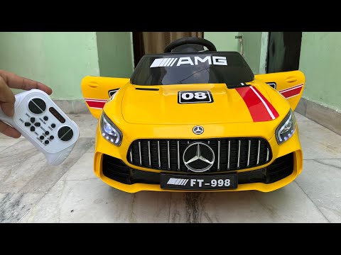 RC Mercedes-Benz AMG Car Unboxing & Testing | Remote Control Ride on Mercedes Car | Shamshad Maker🔥🔥