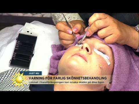 Så får du längre ögonfransar på ett säkert sätt - Nyhetsmorgon (TV4)