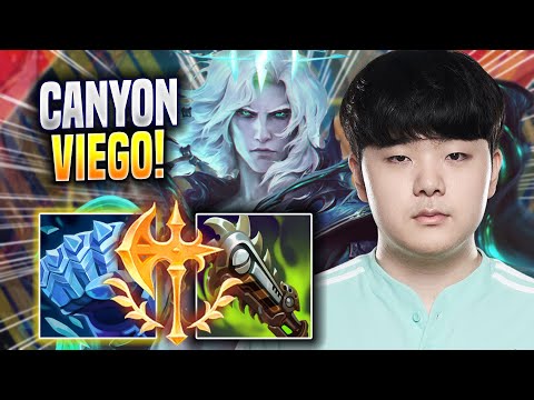 CANYON DOMINATING WITH VIEGO! - DK Canyon Plays Viego JUNGLE vs Lee Sin! | Season 2022