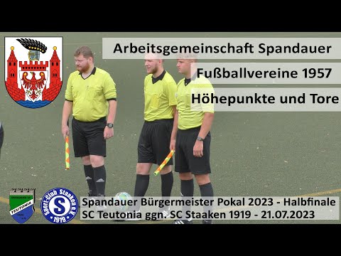 Spandauer Bürgermeister Pokal Halbfinale Teutonia ggn SC Staaken