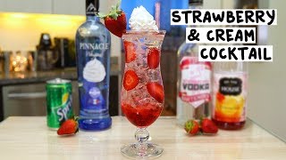 Strawberry &amp; Cream Cocktail