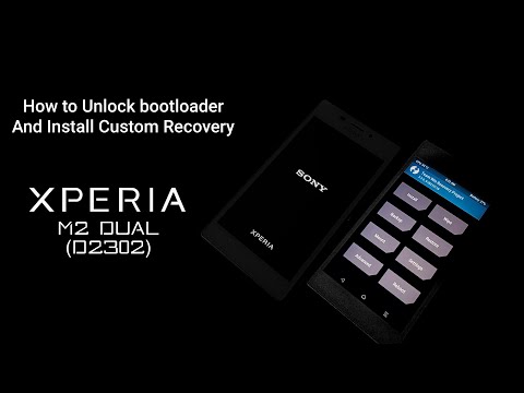 How to Unlock bootloader & Install Custom Recovery on Xperia M2 Dual (D2302) in 2022