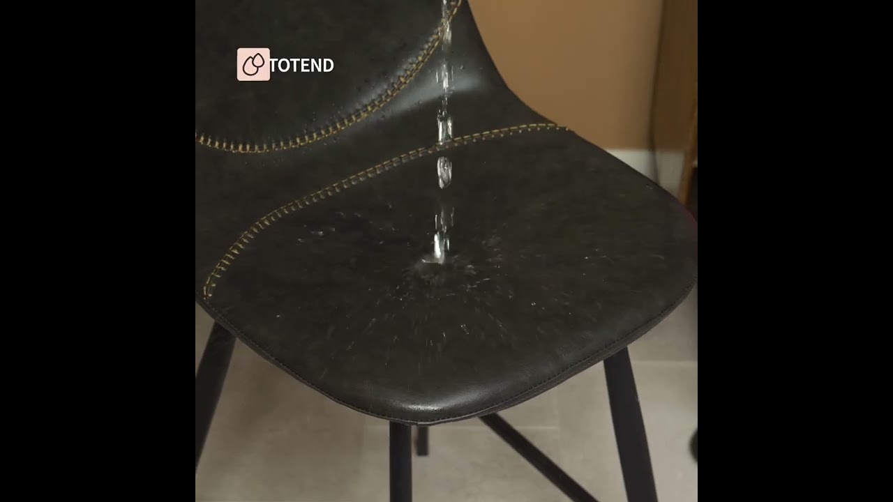 Industriële barkruk Logan cognac leer eco-leer 70 cm