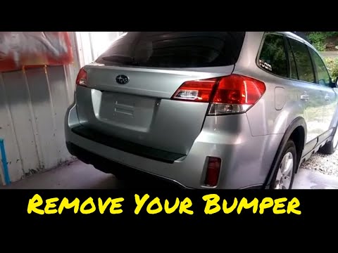 Rear Bumper Cover Removal On A Subaru Outback | How To