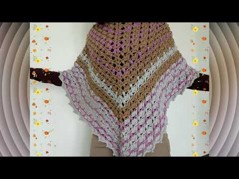 poncho ELENA/ comment faire un poncho/ crochet poncho
