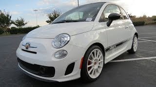 2013 Fiat 500C Abarth Start Up, Exhaust, and In Depth Review