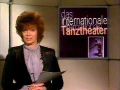 Ansage Elfie von Kalckreuth "Tänzer", ZDF 14.4.1985 22.53 Uhr