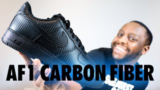 Nike Air Force 1 Carbon Fiber Black On Foot Review QuickSchopes 780 Schopes HF2886 001