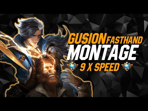 THE POWER OF QUICK COMBO ⚡ GUSION ULTRA FAST HAND | MONTAGE 43 | BEST GUSION MONTAGE 2022 - MLBB