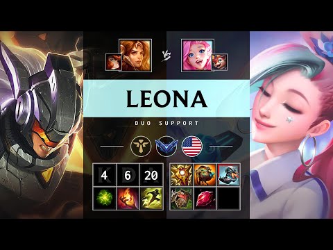Leona Support vs Seraphine - NA Diamond Patch 25.14
