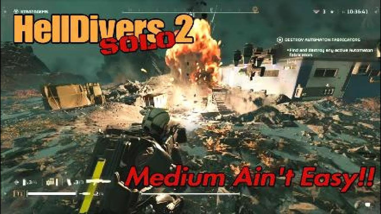 HellDivers 2- Medium Ain't Easy!!