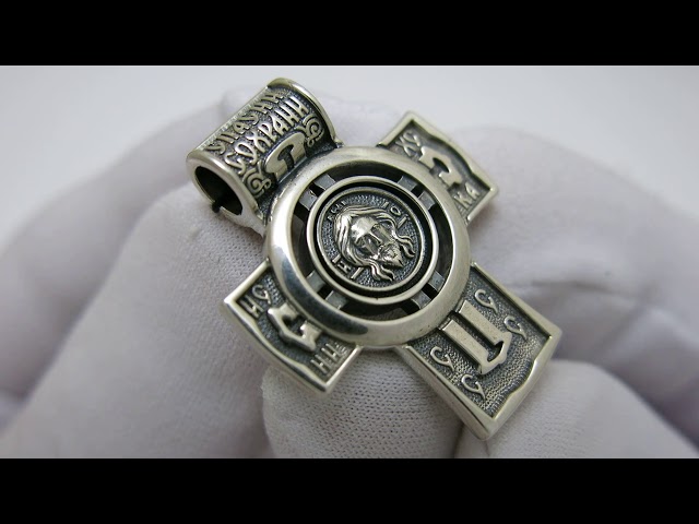 Срібний хрестик вкх252 Відео огляд