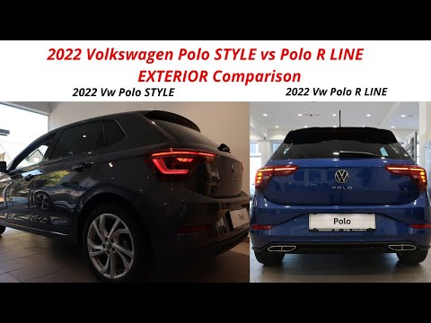 2022 Volkswagen Polo R Line vs Vw Polo Style - EXTERIOR Comparison by Suppergimm Vizualic