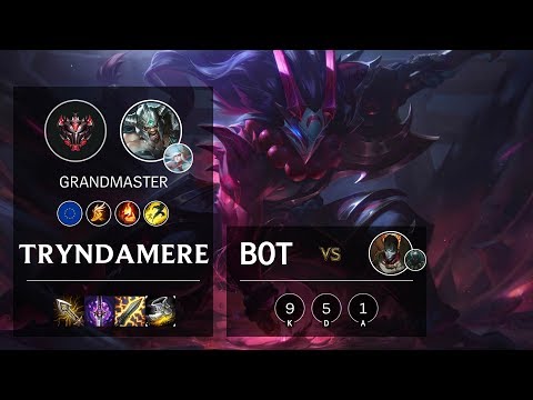 Tryndamere Bot vs Jhin - EUW Grandmaster Patch 10.8