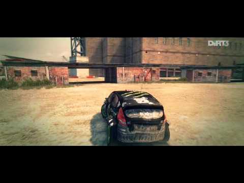 DiRT 3 TUTORIAL - POWER STATION ZONE 3 -  TRAIN CARRIAGES