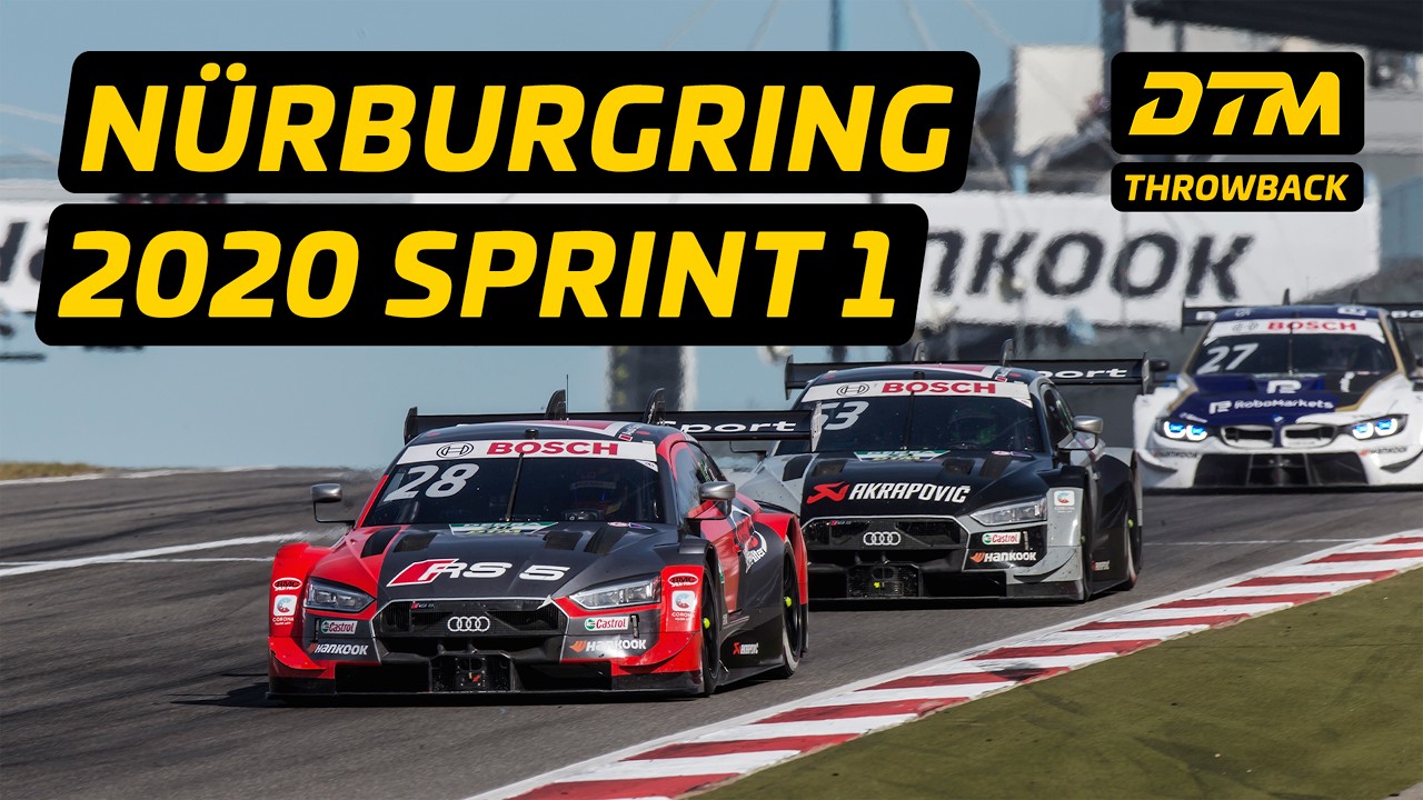 Re-Live: DTM 2020 Nürburgring Sprint – Race 1 | 3 Restarts & Pure Chaos!