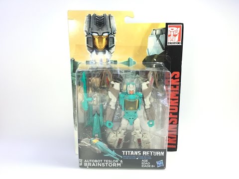 Transformers: Titans Return Deluxe BRAINSTORM w/ Teslor (Walgreen's Exclusive)