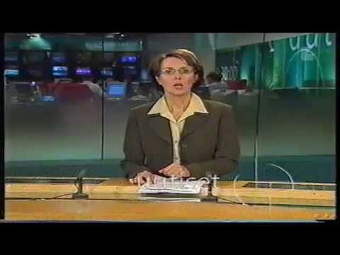 YLE TV1 ohjelman jälkeen ja uutiset tunnus 2004