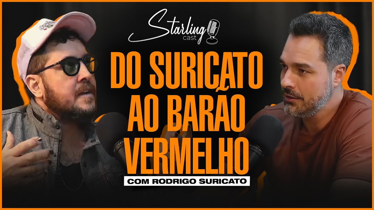 GUITARRISTA E VOCALISTA DO SURICATO E BARÃO VERMELHO com RODRIGO SURICATO | Starling Cast #31