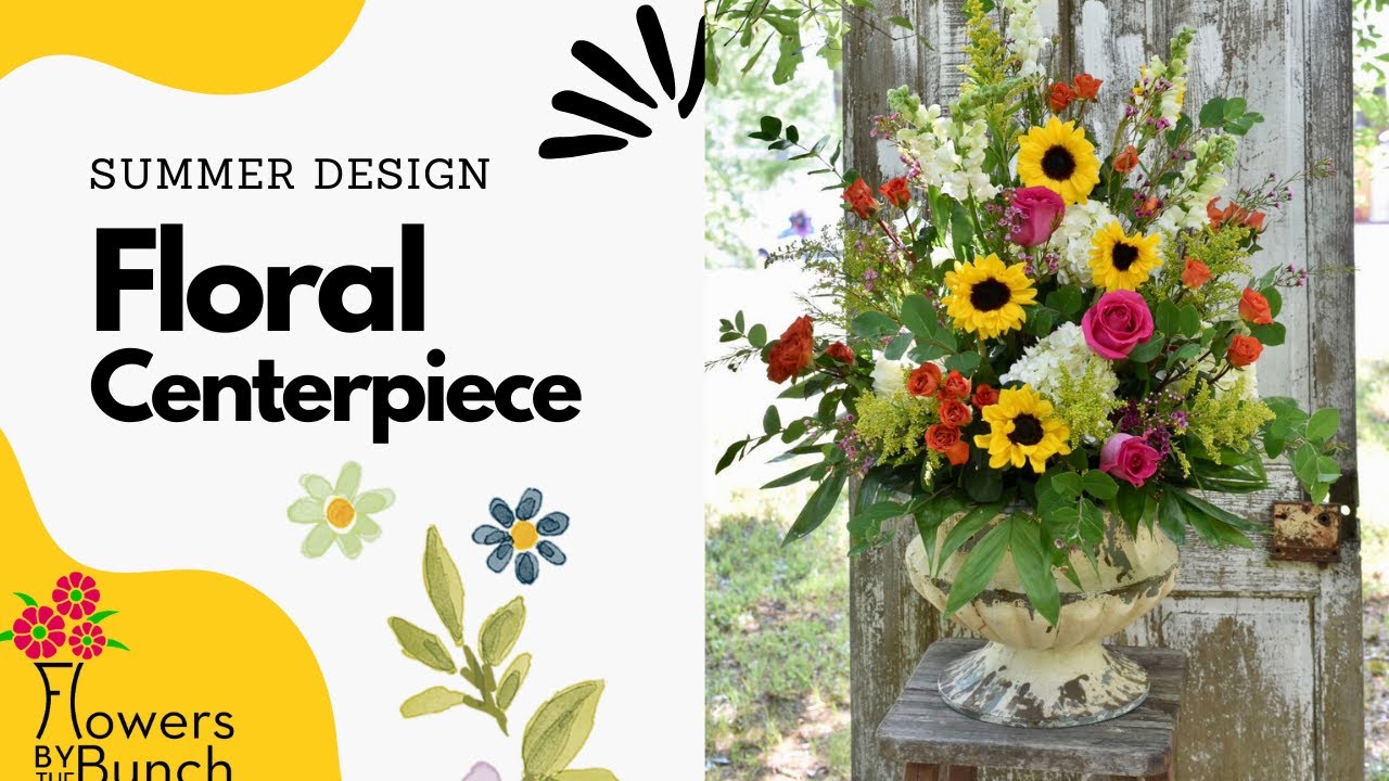 Large Summer Table Arrangement - Flower Tutorial