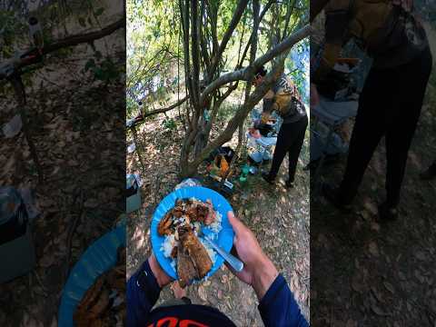 Barranco no Rio Cristalino em Cocalinho-MT 🎣 #acampamento