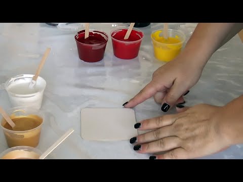 Master the Reverse Flower Dip Technique: Paint Mixing Guide with USA Supplies/ Step-By-Step Tutorial