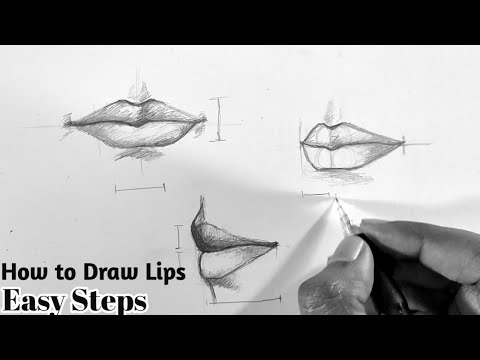 How to draw Lips for Beginners | Easy Tutorial