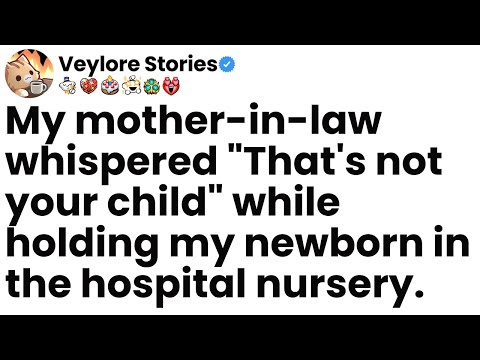 My mother-in-law whispered "That's not your child" while holding my newborn in the hospital nursery.