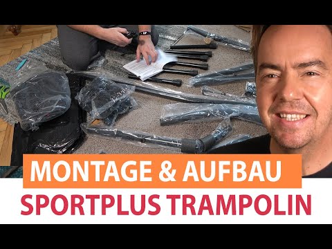 Sportplus Fitness Trampolin im Test:  Aufbau und Montageanleitung