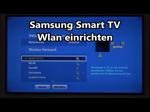 Samsung Smart TV mit Wlan verbinden WiFi einrichten Samsung Fernseher