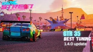 Best Tuning for GTR r35 in CarX Street with proper gameplay| CarX Street 1.4.0 update