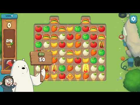 We Bare Bears the Puzzle for Kakao Level 4 - No Boosters