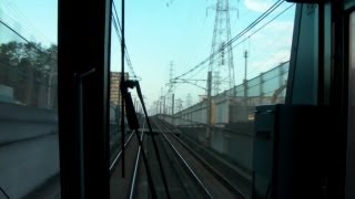 preview picture of video 'つくばエクスプレス 前面展望 六町駅から八潮駅(東京から埼玉へ) Train view'