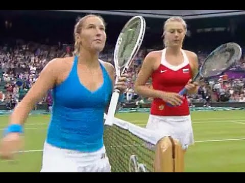 Maria Sharapova vs Shahar Peer 2012 London Highlights