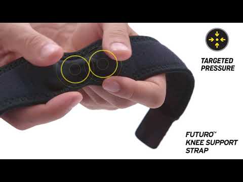 FUTURO Trak za koleno, črn